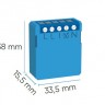 Диммер Z-Wave Qubino Mini Dimmer, нагрузка до 200Вт, подключение по 2- и 3-проводной схеме