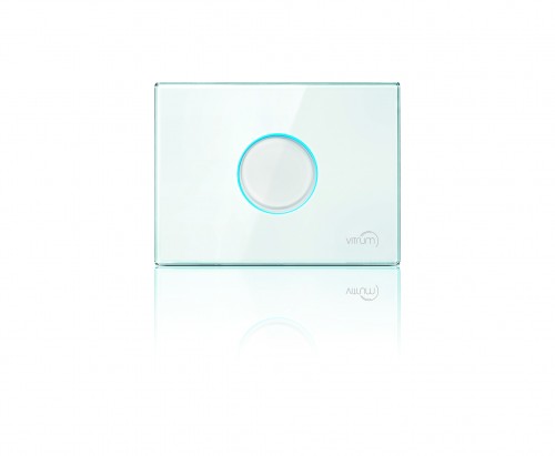 Декоративная панель Vitrum I RU, стекло Декоративная панель для выключателя Vitrum