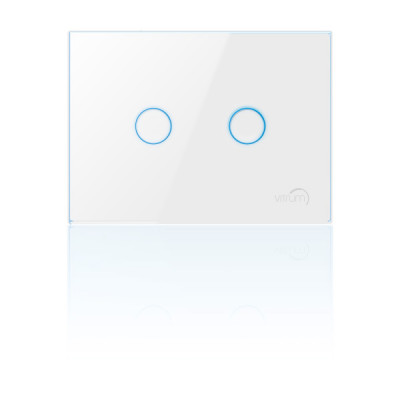 Сенсорный двухканальный диммер Vitrum II RU Диммер двухканальный Vitrum со встроенным чипом Z-Wave 