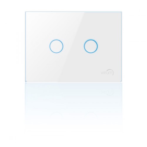 Сенсорный двухканальный диммер Vitrum II RU Диммер двухканальный Vitrum со встроенным чипом Z-Wave 