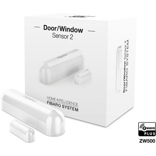 Датчик открытия двери/окна FIBARO Door/Window Sensor 2 Датчик открытия FIBARO Door/Window Sensor 2 защищает дом от проникновения через окно или дверь