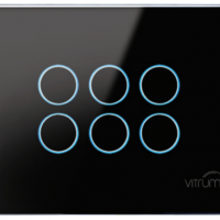 Выключатель 6-ти канальный Микс-Триак Z-Wave Vitrum VI RU