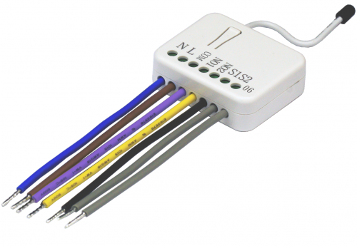 Встраиваемое двойное реле Philio с сухими контактами Реле Z-Wave с измерением энергопотребления