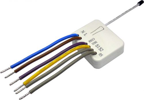 Встраиваемое одинарное реле Philio с сухими контактами Одноканальное реле Z-Wave с измерением энергопотребления