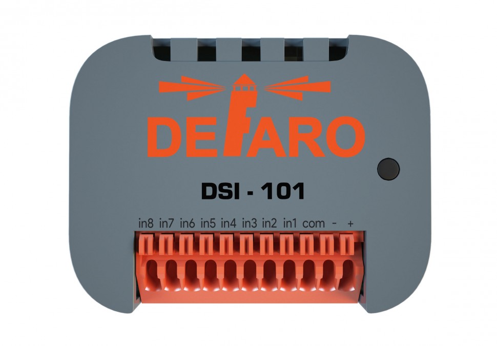 Defaro модуль бинарных входов с батарейным или внешним питанием DSI-101