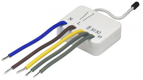 Встраиваемое одинарное реле Philio с энергоизмерением Реле Z-Wave с энергоизмерением 2.5  кВт