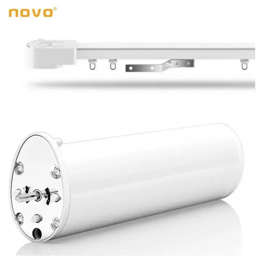 Бесшумный электрокарниз для штор Novo Zigbee Бесшумный электрокарниз для штор Novo Zigbee