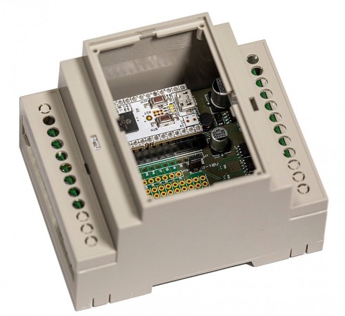 Z-Uno2 Shield — Многофункциональное Z-Wave устройство в корпусе на DIN-рейку Предназначено для помощи инсталляторам быстро собрать устройство с требуемыми функциями