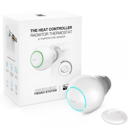 Радиаторный термостат FIBARO Heat Controller с внешним датчиком температуры (без упаковки) Радиаторный термостат FIBARO Heat Controller с внешним датчиком температуры