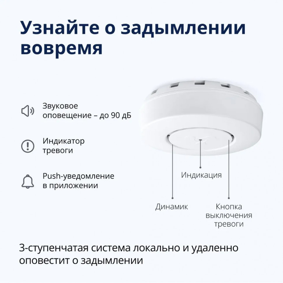 Датчик дыма (пожарный извещатель) Eltex SZ-SMK 