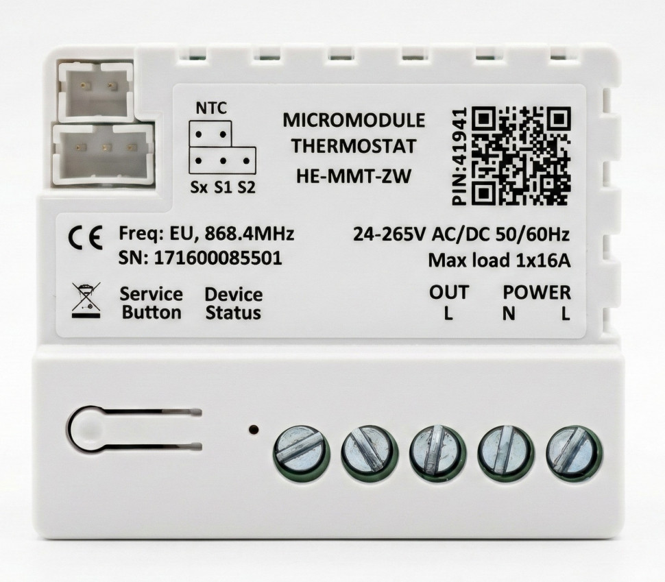 Релейный переключатель одноканальный термостат
