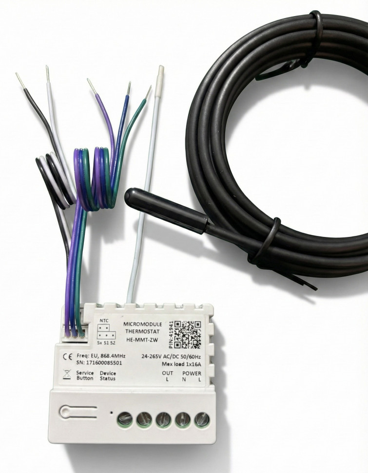 Релейный переключатель одноканальный термостат