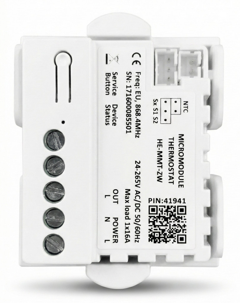 Релейный переключатель одноканальный термостат