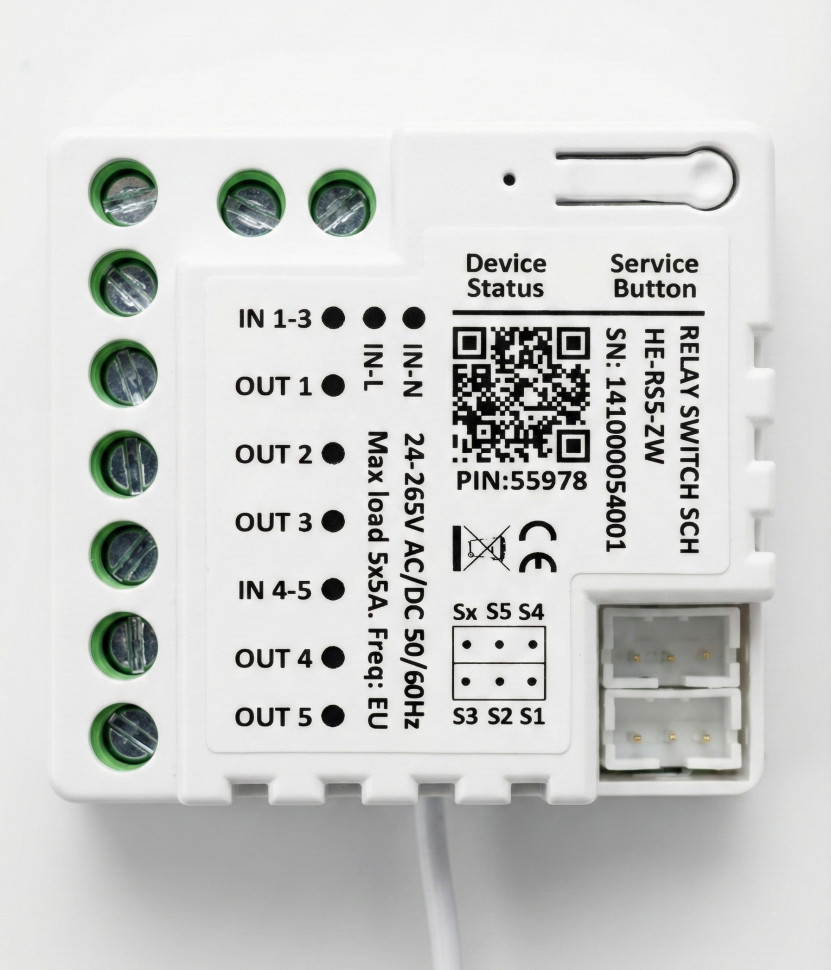 Релейный переключатель пятиканальный Релейный переключатель пятиканальный