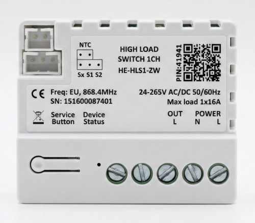 Релейный переключатель одноканальный Силовое реле Heltun (16А)