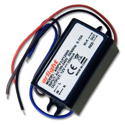 Блок питания 12В ARPV-LV12005 (12V, 0.4A, 5W) 