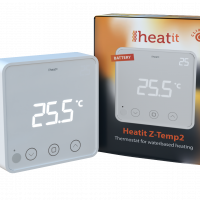 Настенный комнатный термостат Heatit Z-TEMP2 (белый)